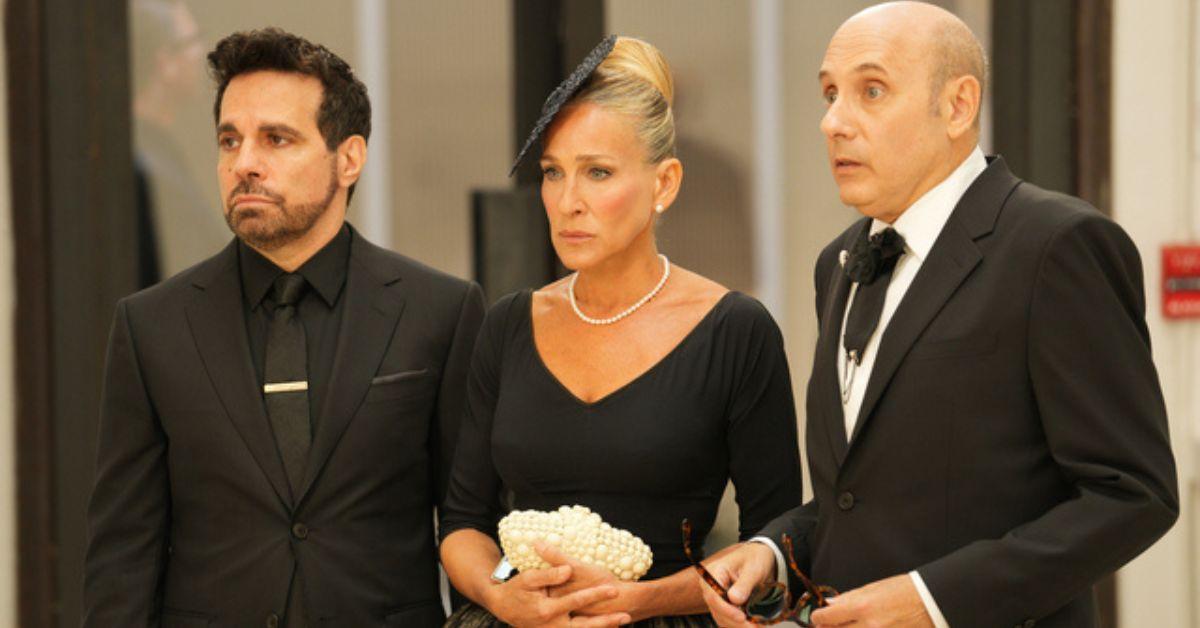 Photo of Mario Cantone, Sarah Jessica Parker and Willie Garson