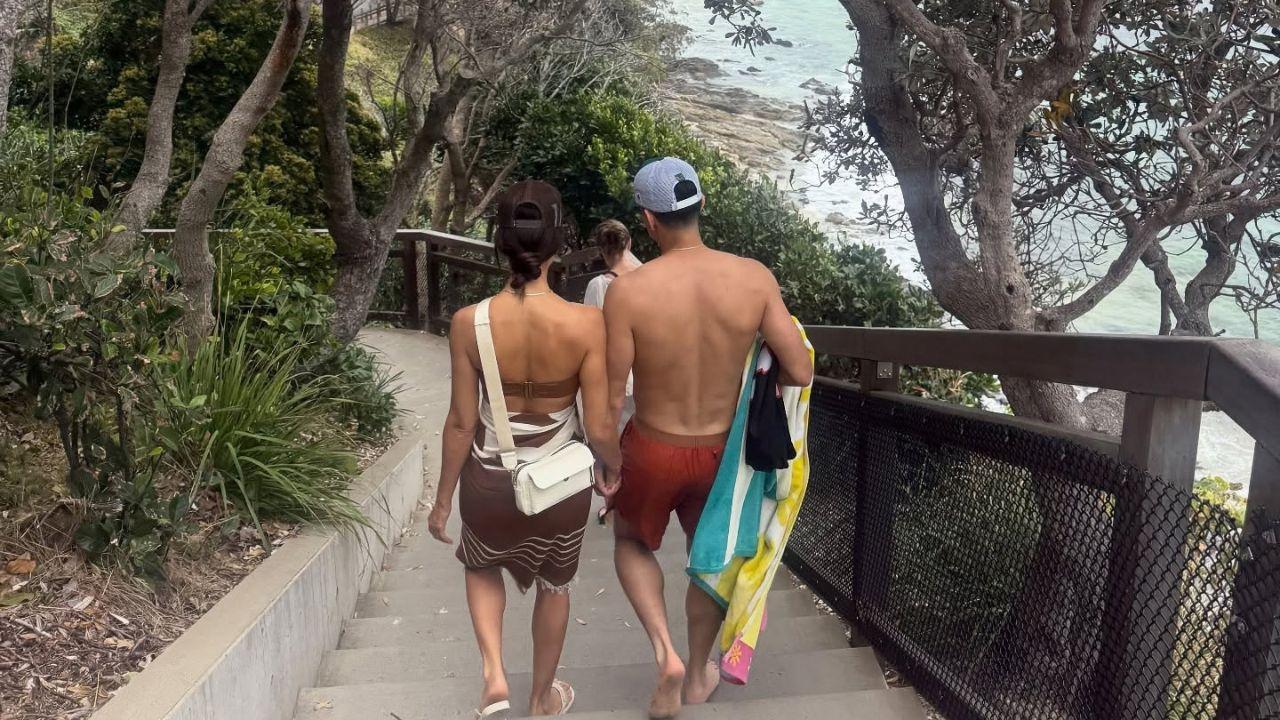 Image of Jessica Alba and Danny Ramirez. 