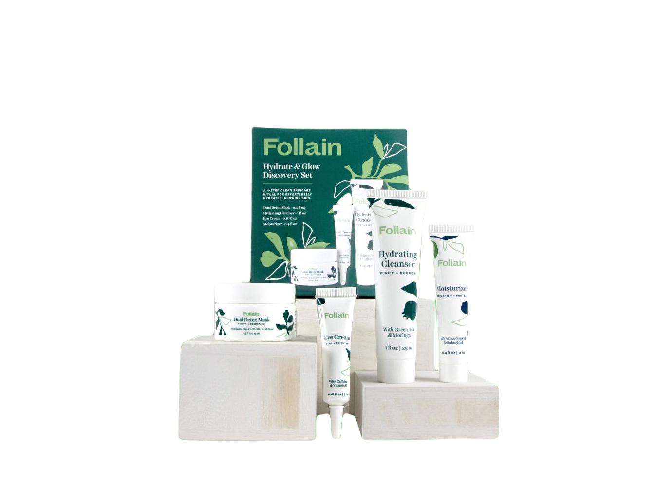 skincare collection hydrate moisturize follain discovery set shop