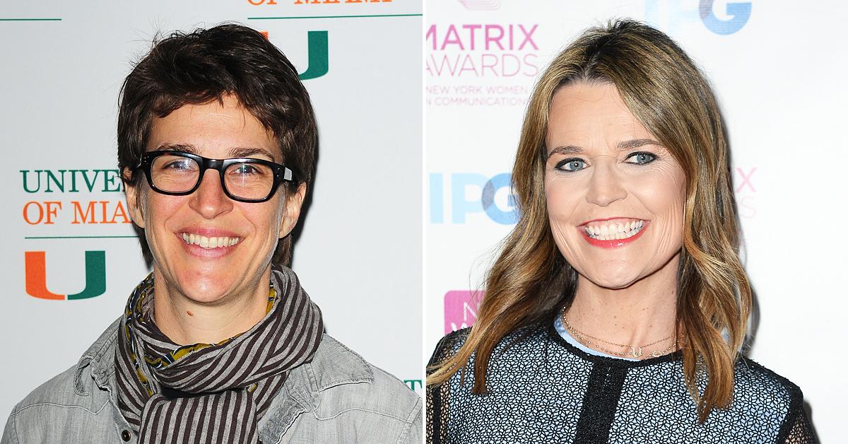 rachel maddow  million nbc deal upsetting today host savannah guthrie