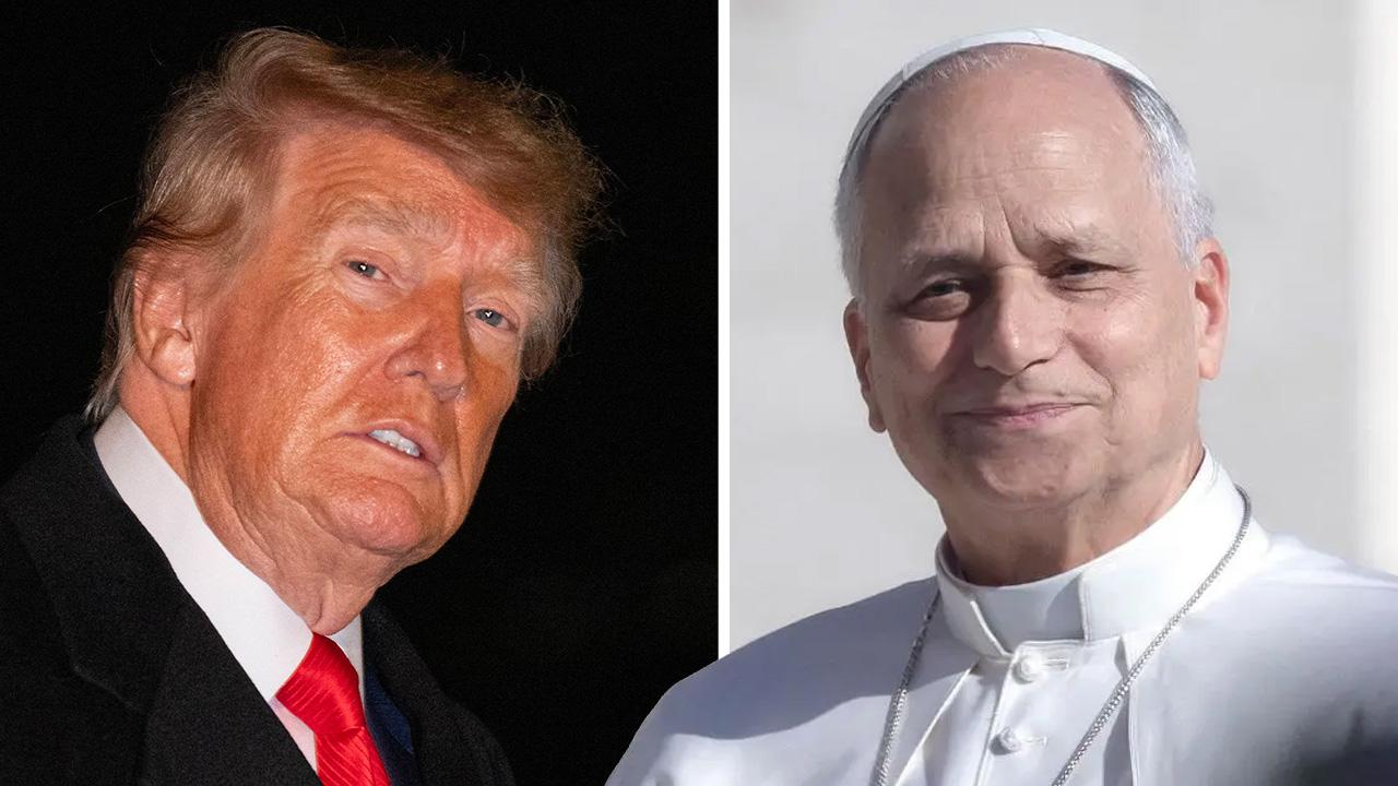 Image of Donald Trump and Pope Leo XIV