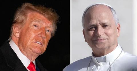 Image of Donald Trump and Pope Leo XIV