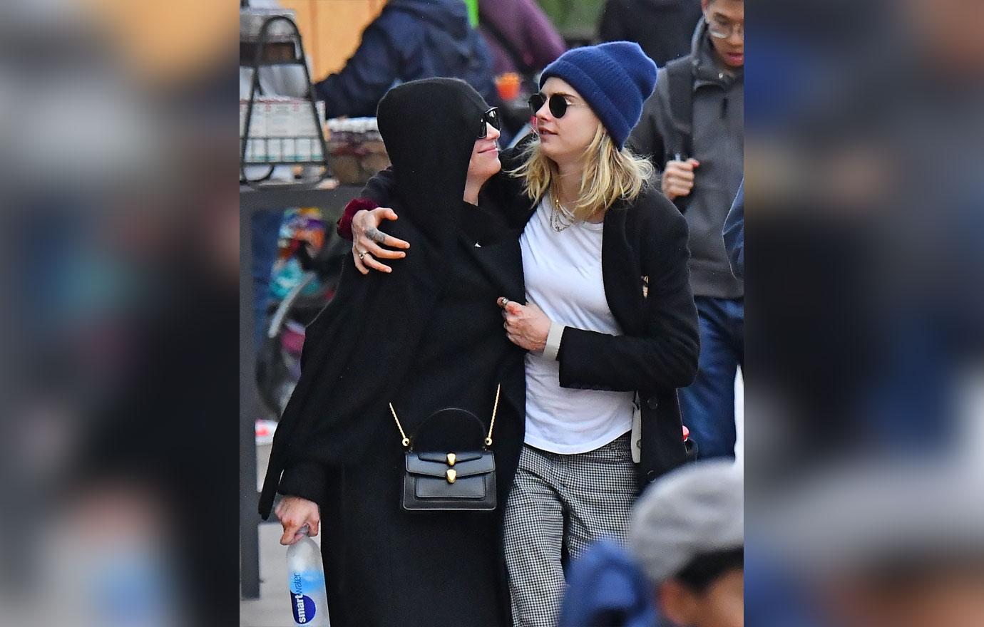 Cara Delevingne & Girlfriend Ashley Benson Travel To Disneyland Together