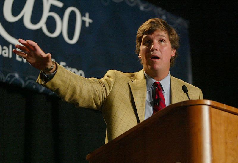 tucker carlson not suited donald trump vp