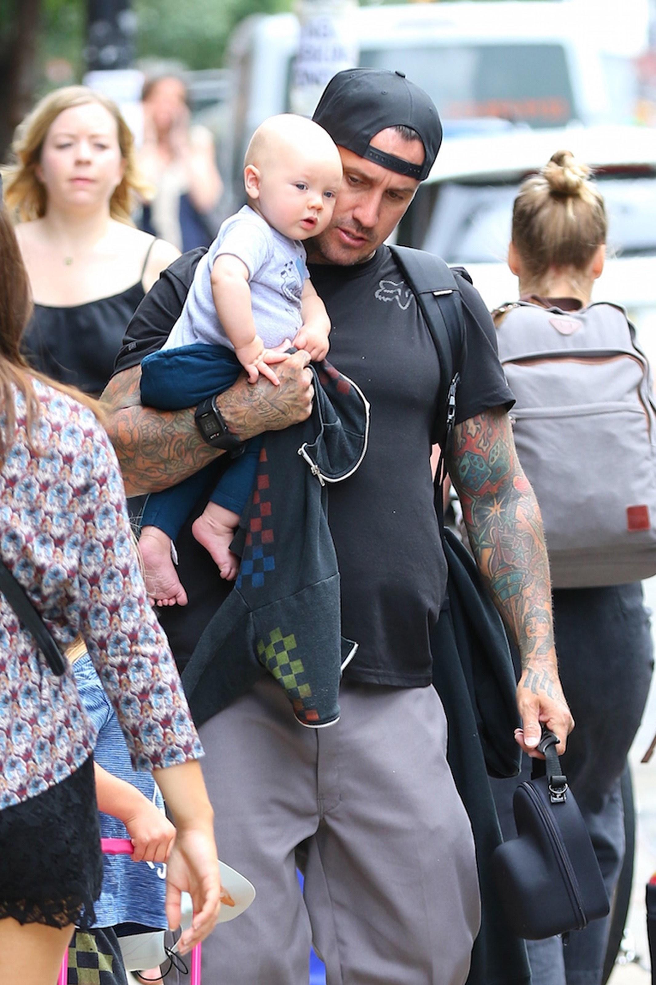 Pink&#8217;s husband Carey Hart does his best to manage their two kids solo