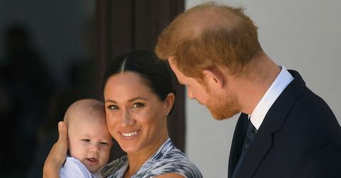 Meghan Markle And Prince Harry With Baby Archie
