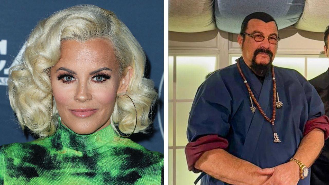 Image of Steven Seagal allegedly followed Jenny McCarthy to her car and warned her not to tell anyone about the encounter.