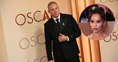 split of Channing Tatum, Zoë Kravitz.