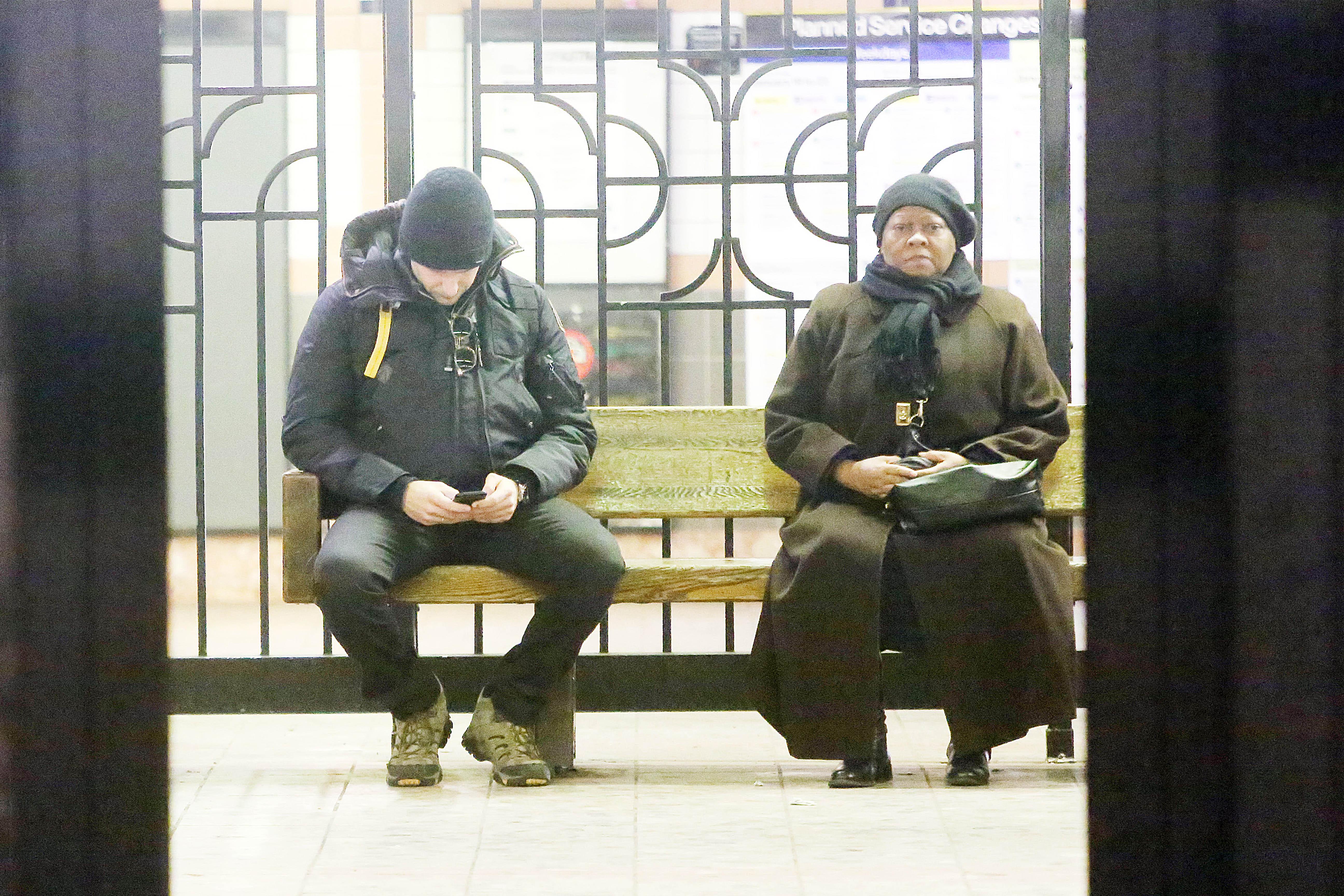 Bradley Cooper catches a train to make it in time for &#8220;The Elephant Man&#8221;