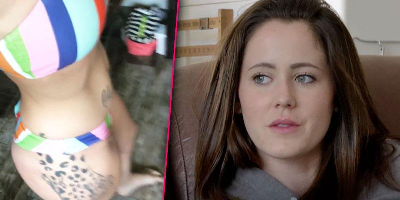 Jenelle evans pregnant baby bump instagram