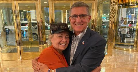 roseann barr slammed hanging out michael flynn trump