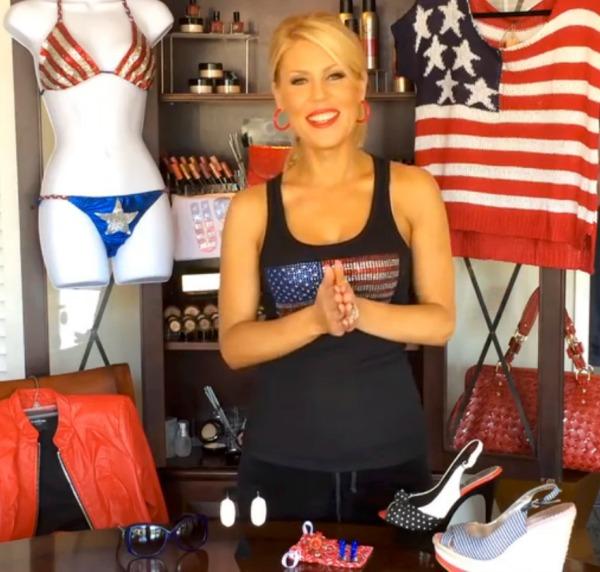 Gretchen Rossi tips for 4th of july fashion