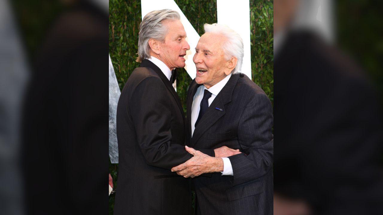 Photo of Michael Douglas' memoir, 'One Helluva Ride,' hit bookshelves on October 6.