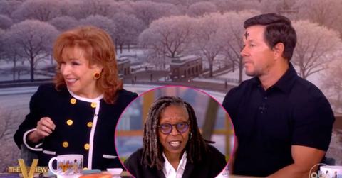 Composite photo of Whoopi Goldberg, Joy Behar and Mark Wahlberg