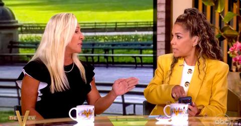photo of Marjorie Taylor Greene and Sunny hostin