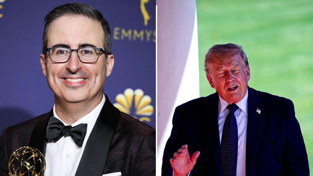 Image of John Oliver discussed President Donald Trump's crypto businesses after returning from the summer hiatus of 'Last Week Tonight.'