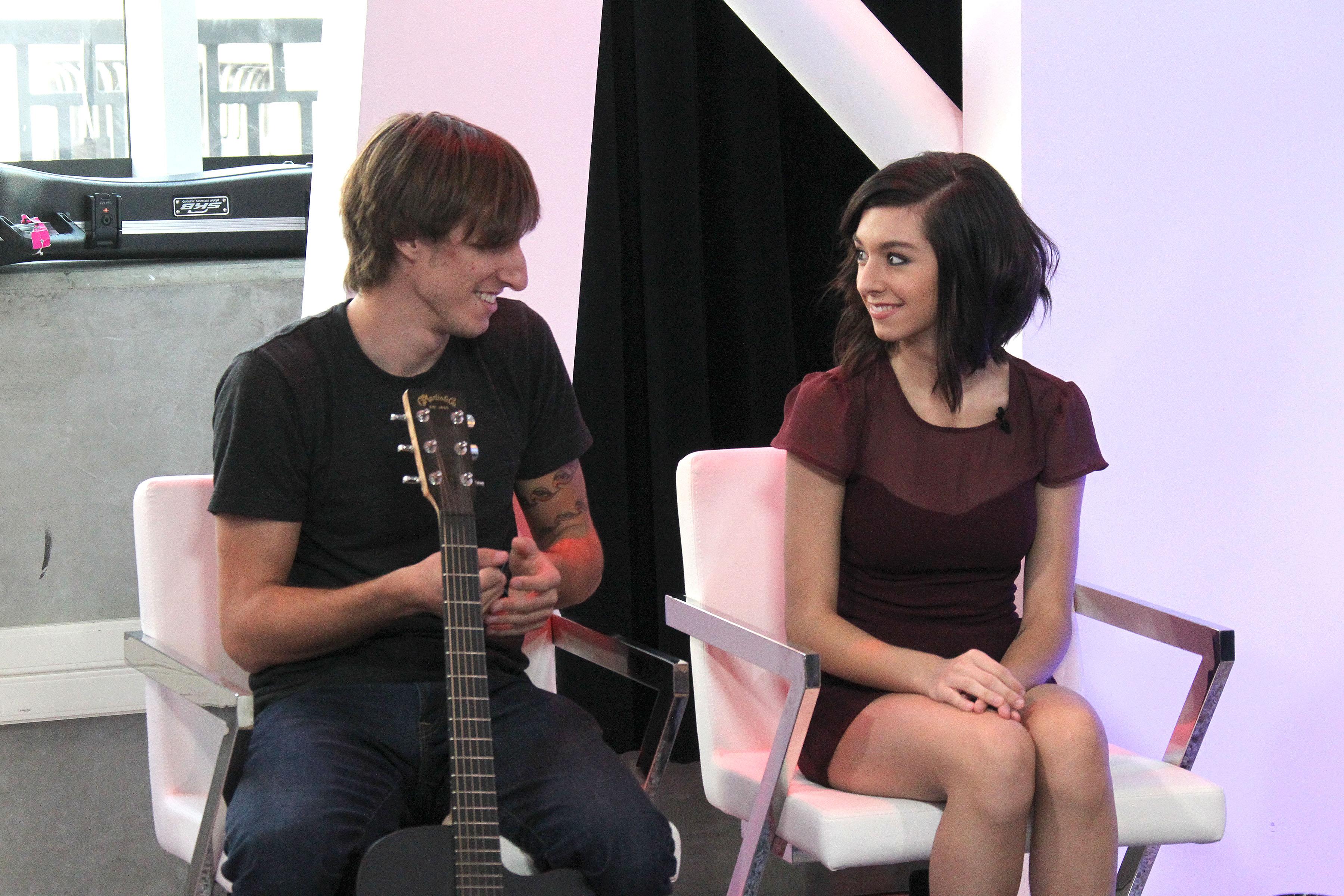 Behind the scenes with Christina Grimmie at Hollywood Today Live &#8211; Los Angeles