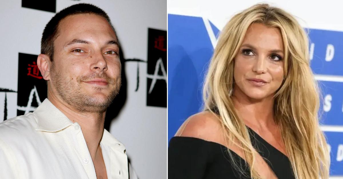 Split photo of Kevin Federline and Britney Spears.