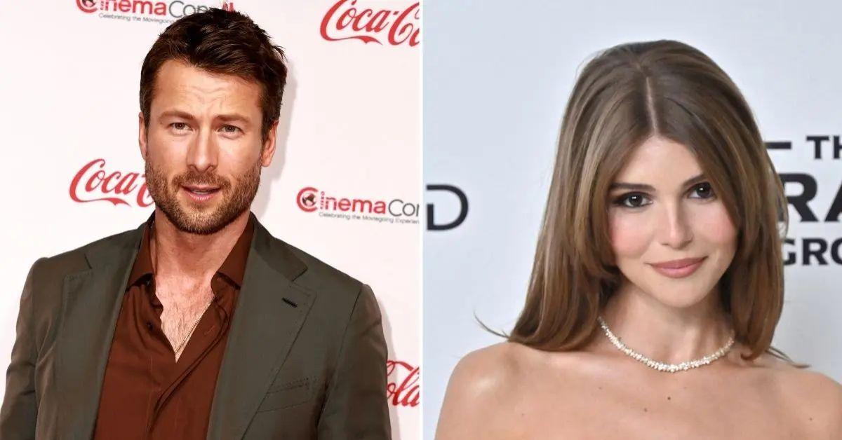 Composite Photos of Glen Powell and Olivia Jade Giannulli