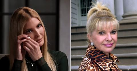 split of Ivanka and Ivana Trump.