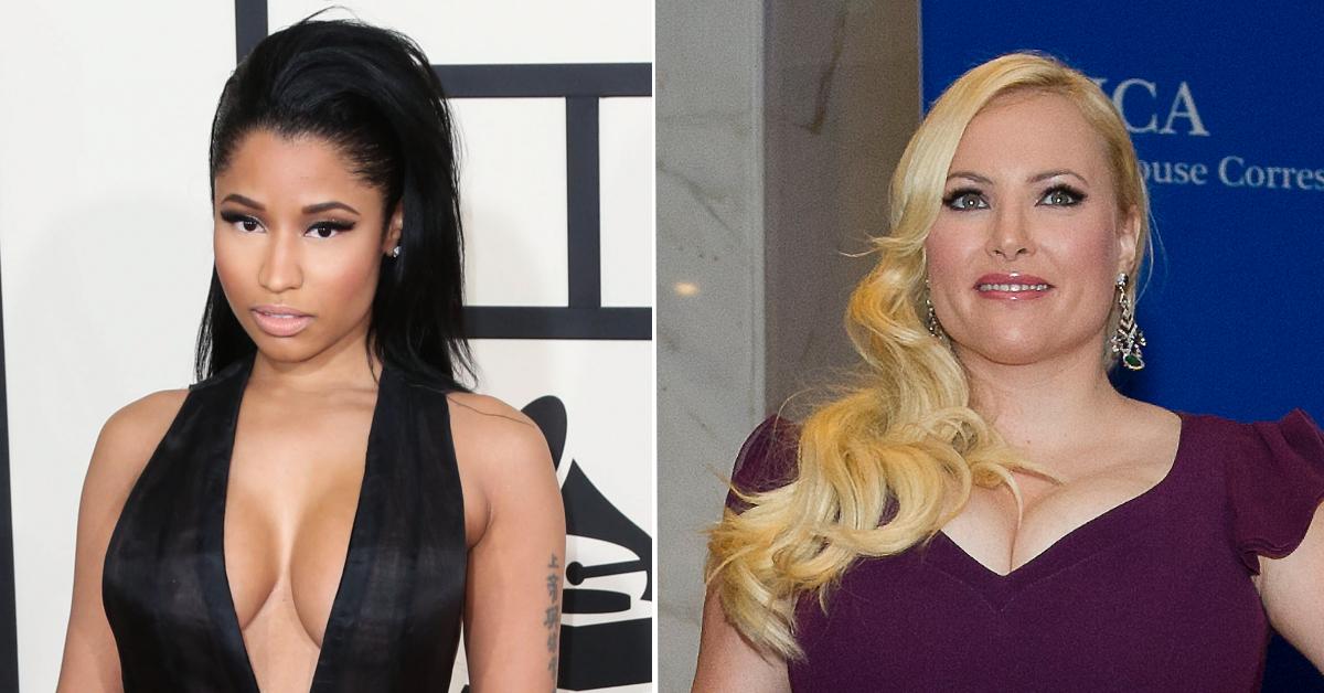 nicki minaj tells meghan mccain to eat sht after controversial vaccine debate