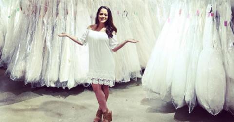 Jenelle evans wedding dress photo instagram h