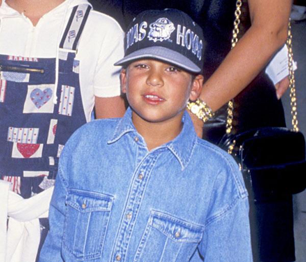 Rob kardashian childhood photos throwback