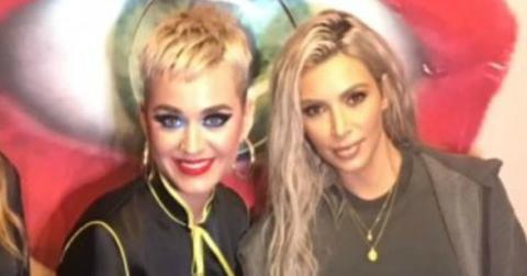 Kim Kardashian Katy Perry Concert Taylor Swift Reputation Pics Long