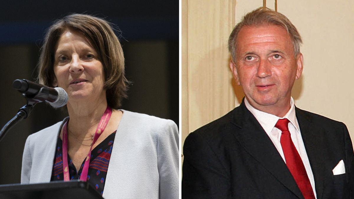 photo of mona juul and diplomat Terje Rod-Larsen