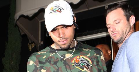 Chris Brown leaves The Nice Guy Club after attending Kylie Jenner’s 19th Birthday Party