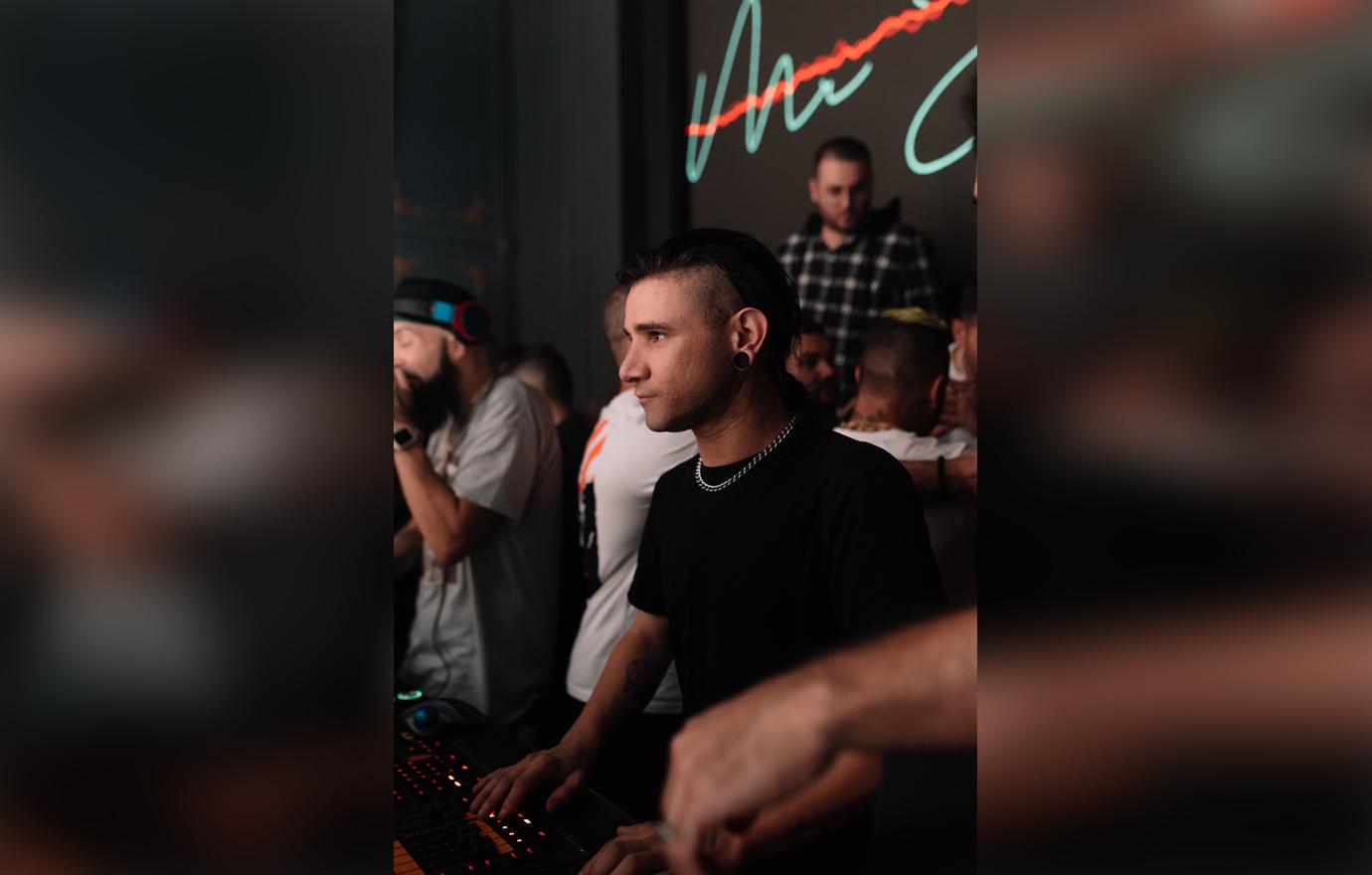 Skrillex DJing at Mr.Jones in Miami