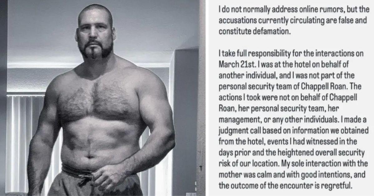 image of The controversy stemmed from an incident involving a hotel security interaction that led to public criticism and an online debate.