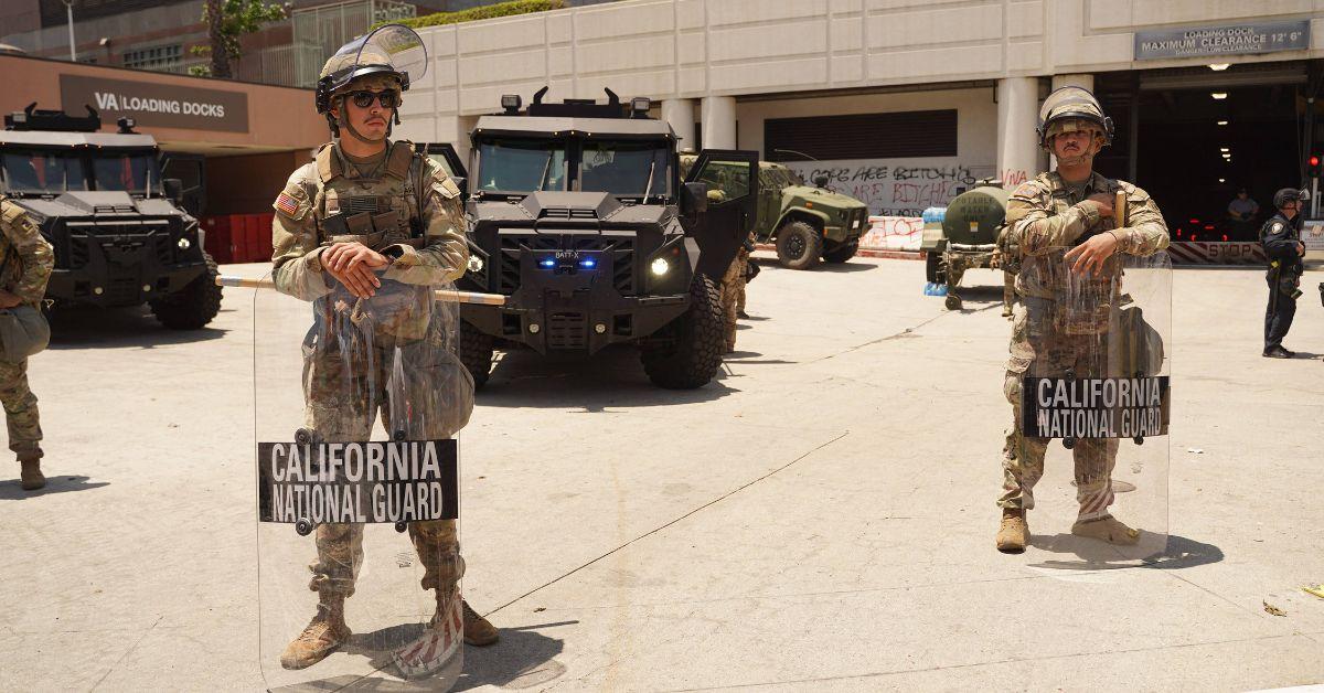 Photo of California National Guards
