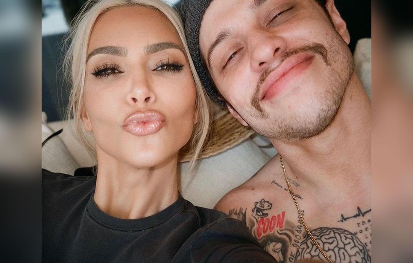 kim kardashian fuming kanye west pete davidson meme break up