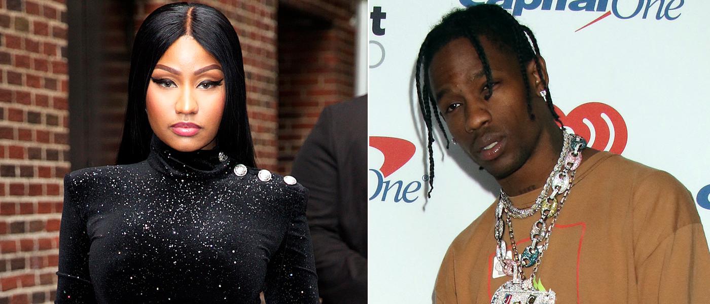 Nicki Minaj Will Sit Near Travis Scott At The VMAs—After She Dissed Him