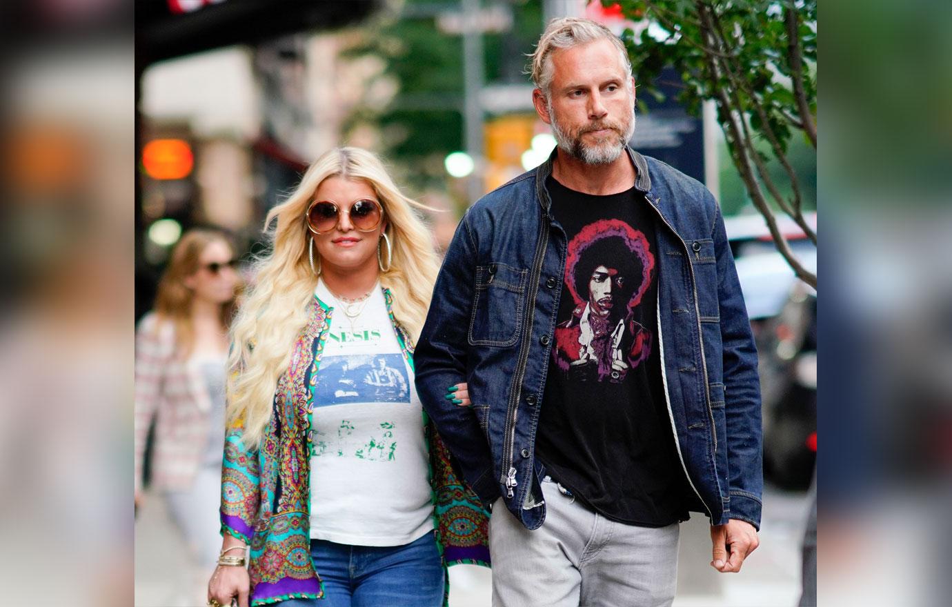 Jessica Simpson and Eric Johnson head out for dinner in New York