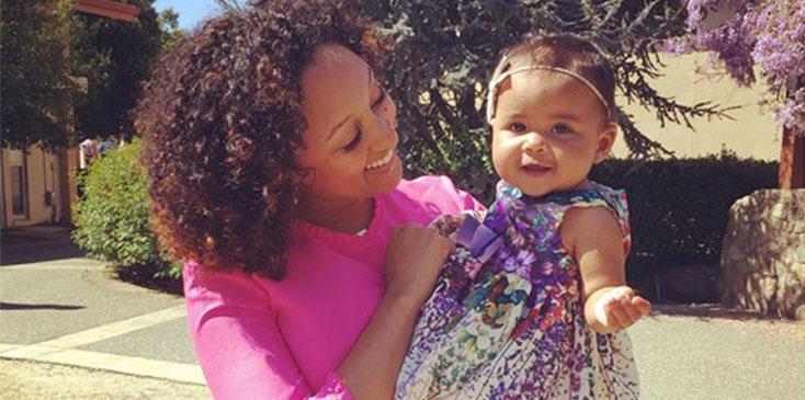 Tamera Mowry Ariah Talea Easter Family Day