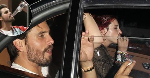 Scott disick bella thorne smoking drinking 03