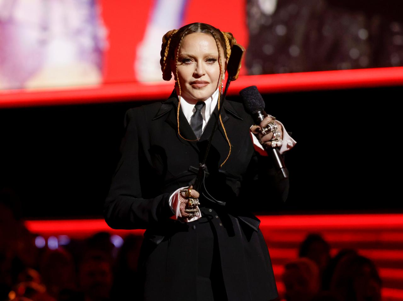 Madonna's 'Plastic' Appearance At 2023 Grammys Bashed By Haters: Pics