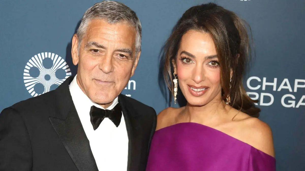 Photo of George and Amal Clooney