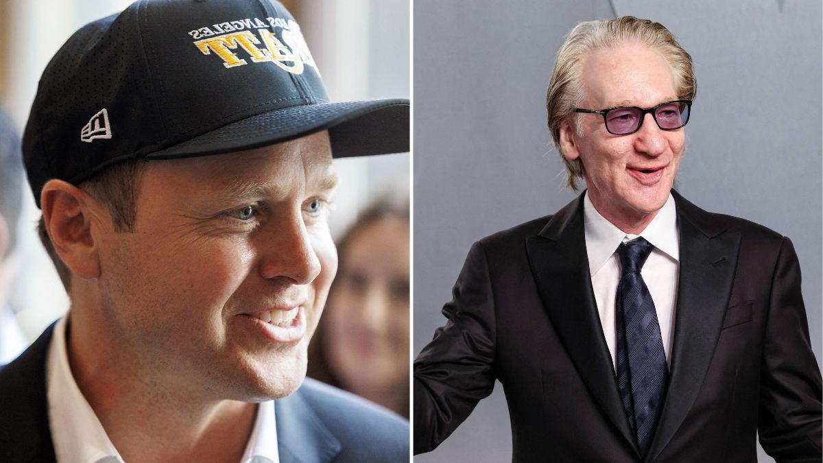 Photo of Spencer Pratt and Bill Maher