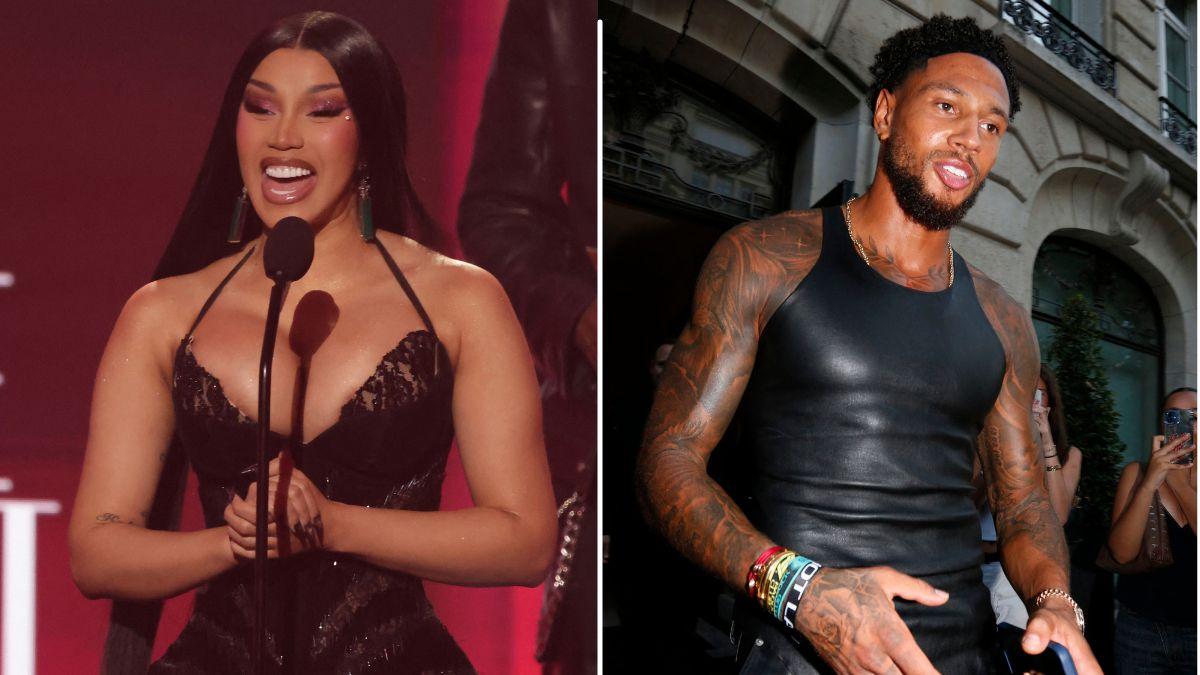 Split photo of Cardi B and Maduka Okoye