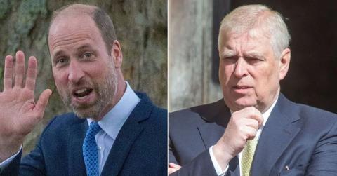 Photo of Prince William and Prince Andrew