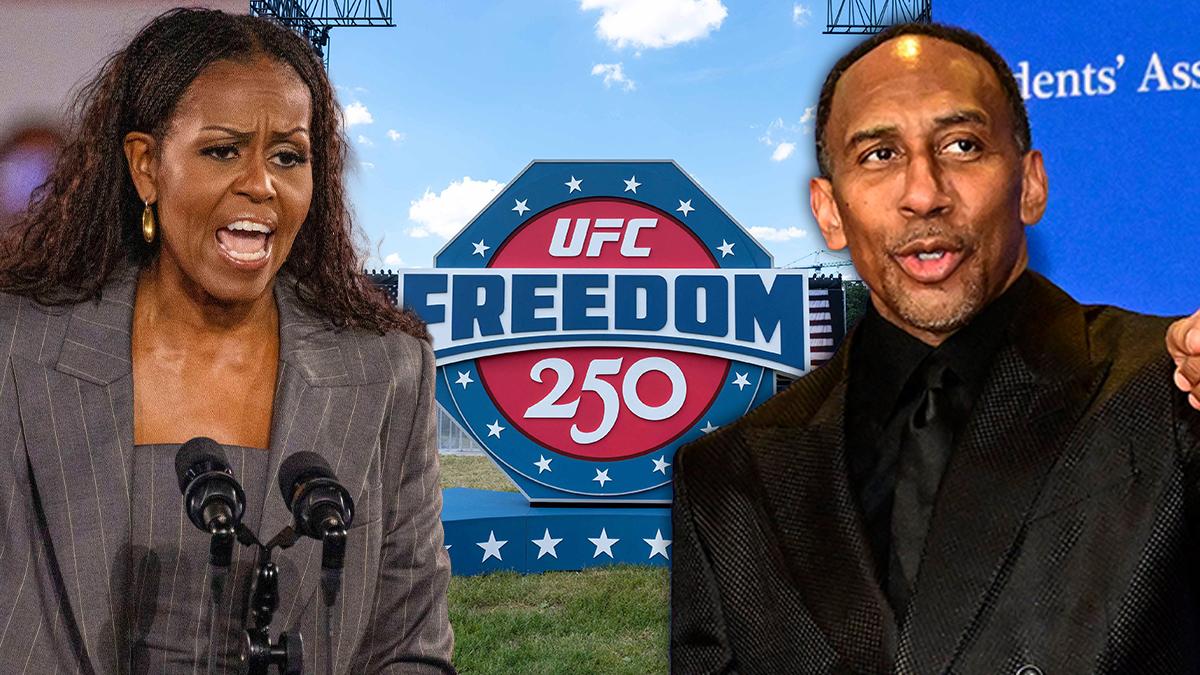 stephen a smith goes off ufc fighter who called michelle obama manpp