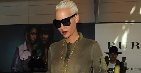 Ambe Rose seen arriving at Heathrow Airport