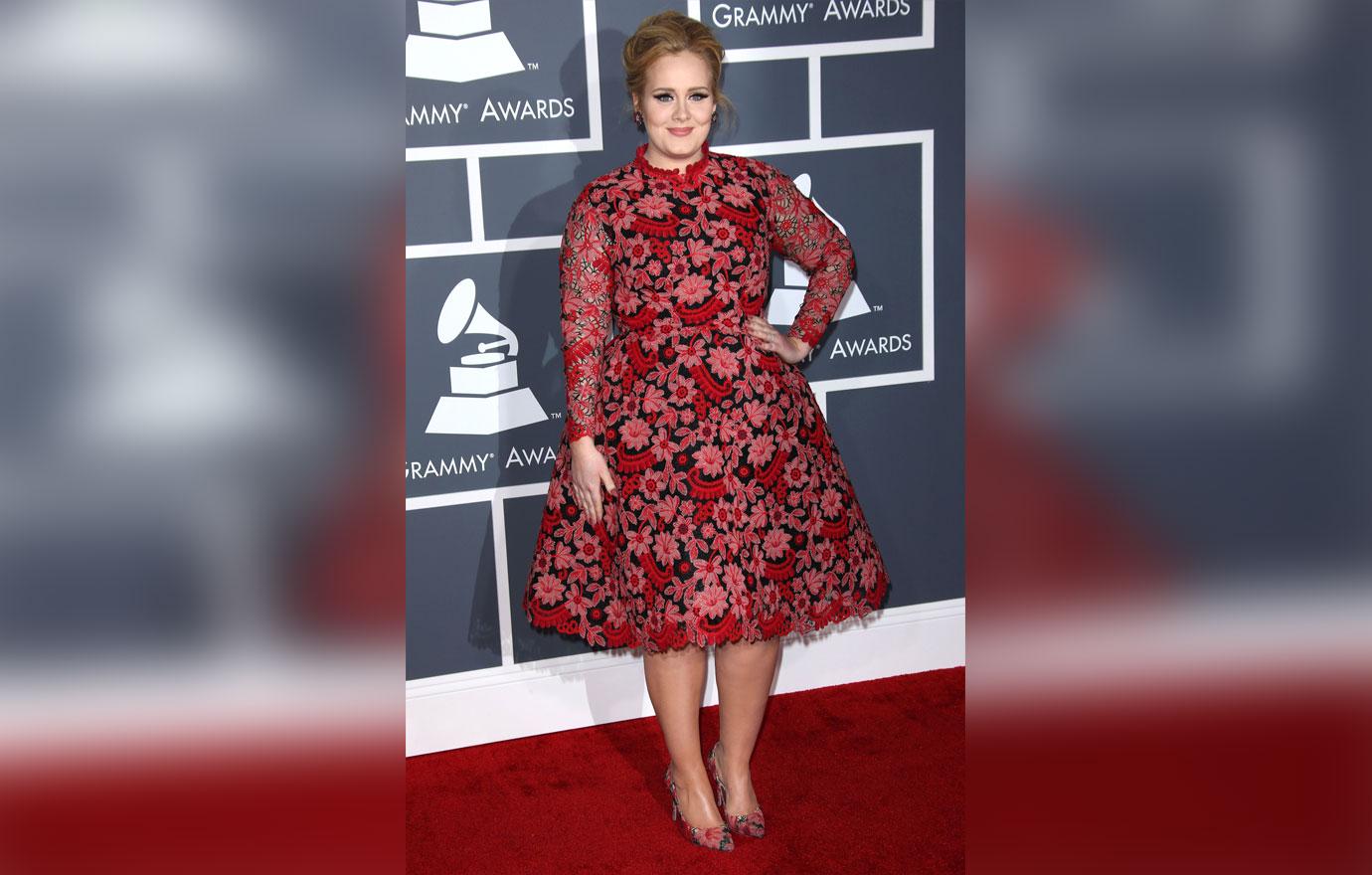 Adele wore a leopard dress to Beyoncé's Oscars after party