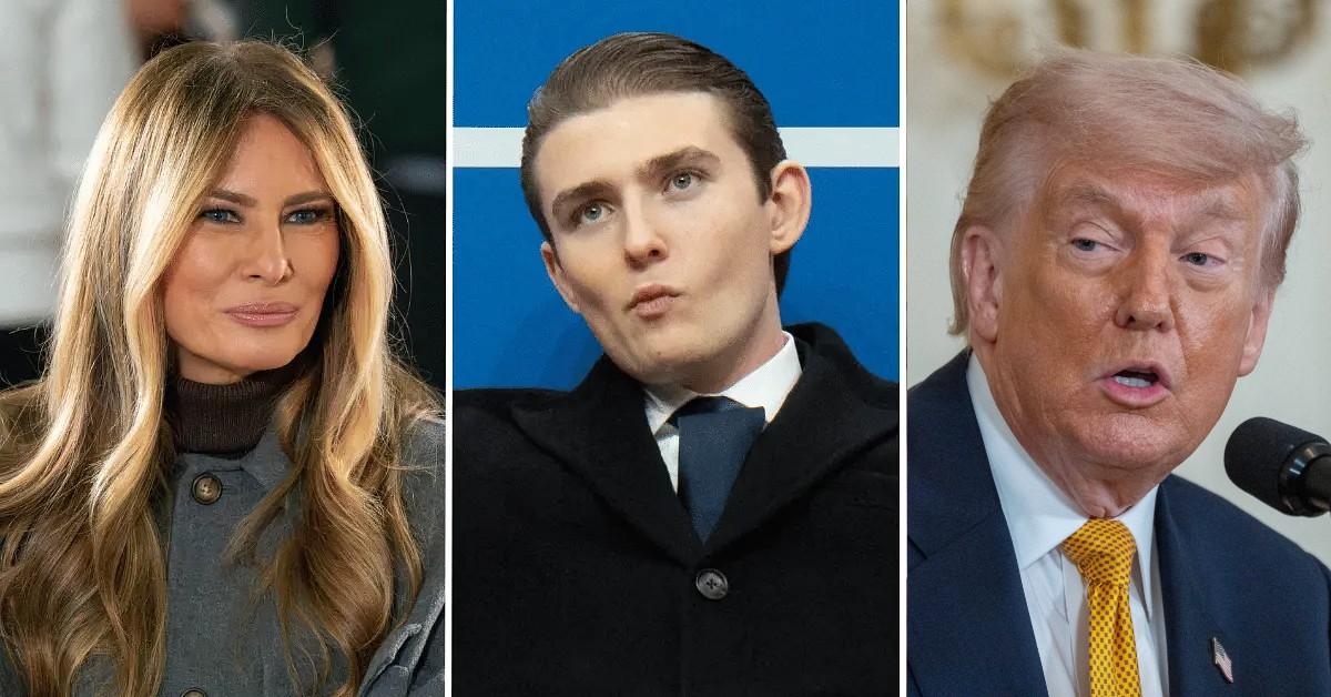 image of The pair share son Barron. 