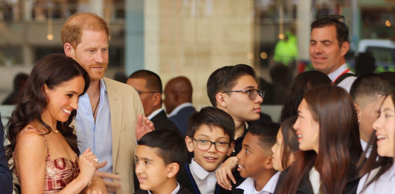 meghan markle prince harry assigned immense security presence colombia