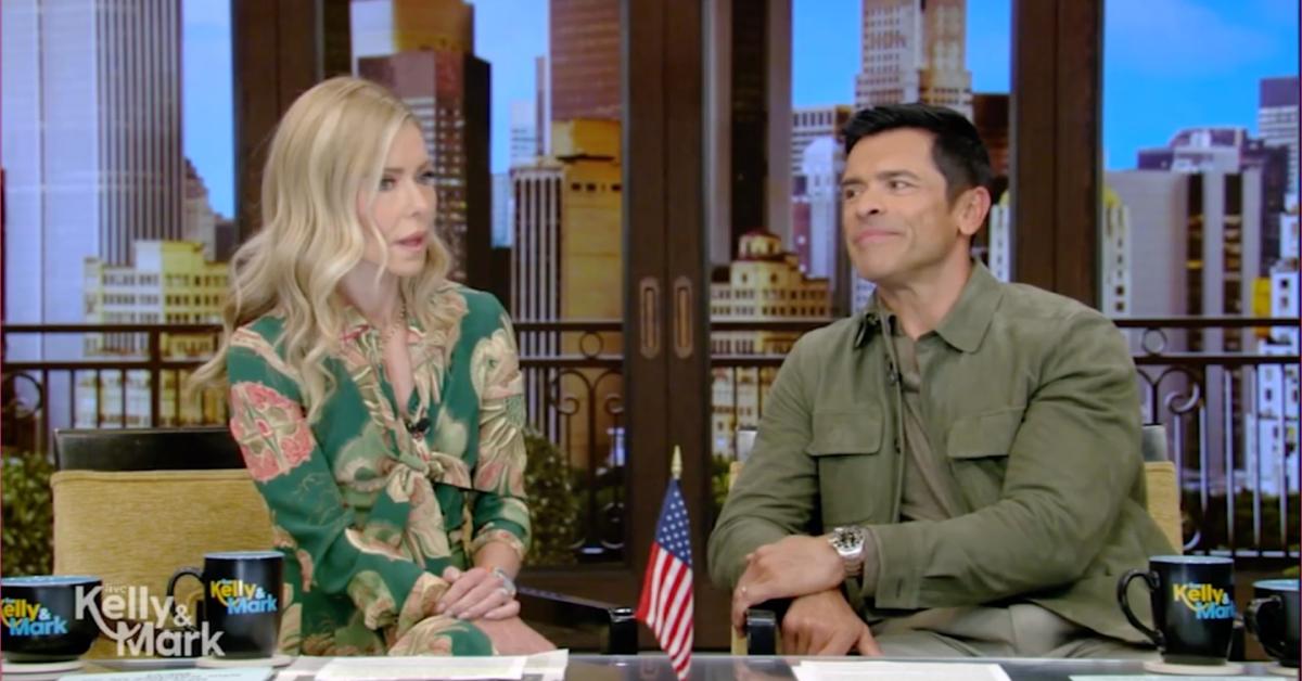 Image of Kelly Ripa teased her husband for oversleeping during naps.