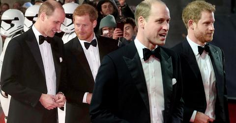 Prince William Prince Harry Star Wars Premiere